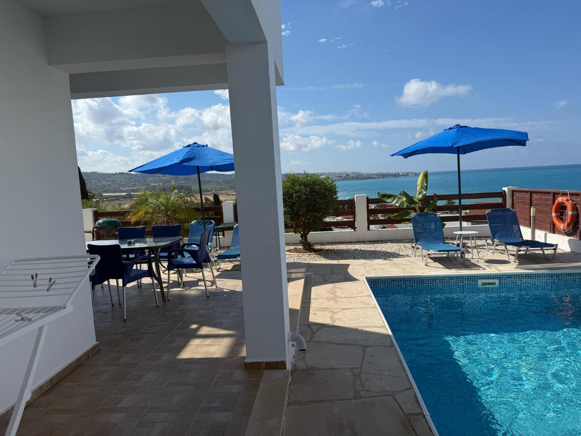 Villa Aqua Sunrise 1Km From Beach With Sea Views Coral Bay Buitenkant foto